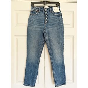 Abercrombie & Fitch Curve Love The Skinny High Rise Jeans